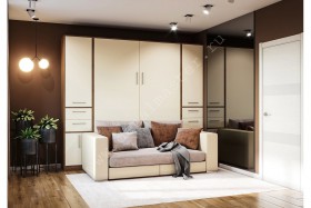 Шкаф-кровать с диваном Злата в Кедровом - kedrovyj.katalogmebeli.com | фото